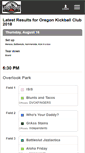 Mobile Screenshot of oregonkickball.com